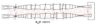 BENDIX 432112B Cable, parking brake